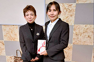 夢を生きる賞クラブ賞の表彰